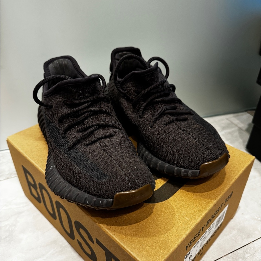 Yeezy Boost 350 V2 Black with Brown Toe Caps